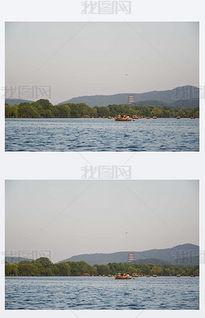 西湖美景视频,如画画卷，诗意盎然