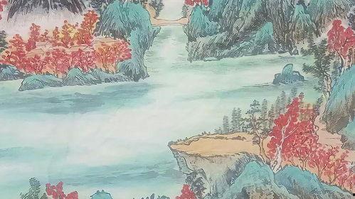 山水国画视频,探寻传统国画中的自然之美