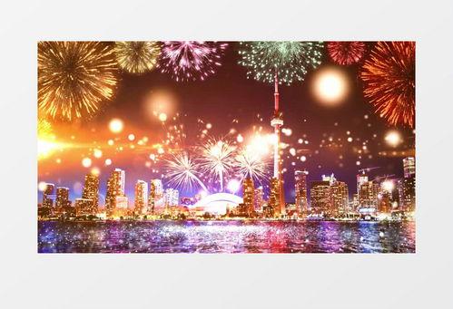 新年烟花视频,光影盛宴贺岁来