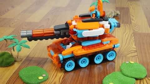 积木坦克视频,创意搭建与趣味挑战的完美融合