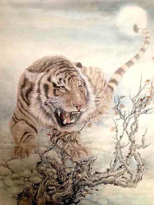 老虎画画视频,绘画艺术新境界